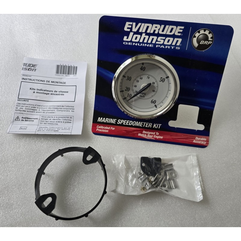 0775792 775679 BRP EVINRUDE JOHNSON PRĘDKOŚCIOMIERZ 3" 85MM 60MPH 95KM/H (OUTLET, NIEKOMPLETNY)