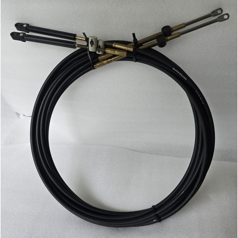 FT15 B11A QUICKSILVER MERCURY LINKA STEROWNICZA 15FT (ok. 4,6M) CIĘGNO GAZU (2 sztuki w komplecie)