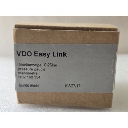 N02140154 VDO (51.27410-7012 MAN) WSKAŹNIK CIŚNIENIA OLEJU OCEANLINK CAN SAE J 1939 0-25 bar 52mm CZARNY