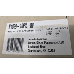 N1039-10PX BOMAR Luk pokładowy ALUMINIOWY srebrny 513x513 NISKI PROFIL (USZKODZONY)