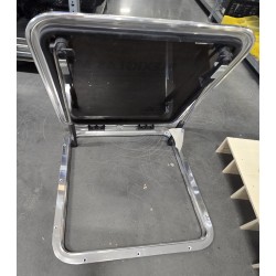 N1039-10PX BOMAR Luk pokładowy ALUMINIOWY srebrny 513x513 NISKI PROFIL (USZKODZONY) P2