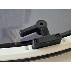 854621 MOONLIGHT BSI OKNO JACHTOWE Z SZYBĄ PRZYCIEMNIONĄ OWALNE BIAŁA RAMA 482x227mm (OUTLET)