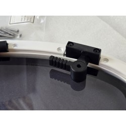854621 MOONLIGHT BSI OKNO JACHTOWE Z SZYBĄ PRZYCIEMNIONĄ OWALNE BIAŁA RAMA 482x227mm (OUTLET)