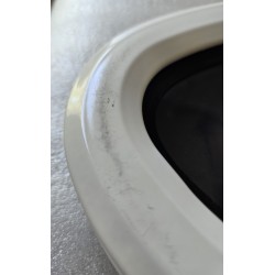 854621 MOONLIGHT BSI OKNO JACHTOWE Z SZYBĄ PRZYCIEMNIONĄ OWALNE BIAŁA RAMA 482x227mm (OUTLET)