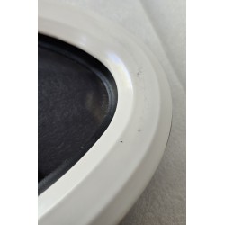 854621 MOONLIGHT BSI OKNO JACHTOWE Z SZYBĄ PRZYCIEMNIONĄ OWALNE BIAŁA RAMA 482x227mm (OUTLET)
