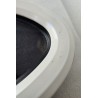 854621 MOONLIGHT BSI OKNO JACHTOWE Z SZYBĄ PRZYCIEMNIONĄ OWALNE BIAŁA RAMA 482x227mm (OUTLET)