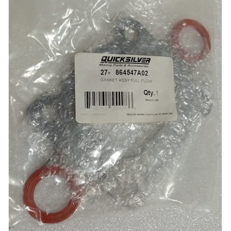 27-864547A02 QUICKSILVER USZCZELKA WYDECHU RISER MERCRUISER 4.3 5.0 5.7 6.2L V8 350 MAG ALPHA BRAVO