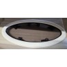 854621 MOONLIGHT BSI OKNO JACHTOWE Z SZYBĄ PRZYCIEMNIONĄ OWALNE BIAŁA RAMA 482x227mm (OUTLET)