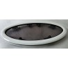 854621 MOONLIGHT BSI OKNO JACHTOWE Z SZYBĄ PRZYCIEMNIONĄ OWALNE BIAŁA RAMA 482x227mm (OUTLET)