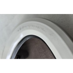 854621 MOONLIGHT BSI OKNO JACHTOWE Z SZYBĄ PRZYCIEMNIONĄ OWALNE BIAŁA RAMA 482x227mm (OUTLET)