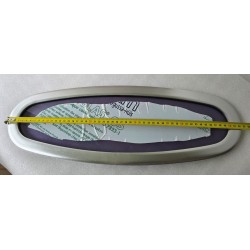 OKNO JACHTOWE OWALNE NIEOTWIERANE Z PRZYCIEMNIONĄ SZYBĄ 520x185MM (OUTLET)