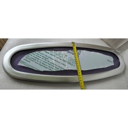 OKNO JACHTOWE OWALNE NIEOTWIERANE Z PRZYCIEMNIONĄ SZYBĄ 520x185MM (OUTLET)