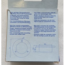 2JA 998 538-021 HELLA MARINE HALOGEN WEWNĘTRZNY Z BIAŁYM ŚWIATŁEM LED (w zestawie 2 sztuki)