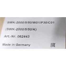 SWK2000/5/50 SEPAR FILTR PALIWA KOMPLETNY SEPARATOR WODY (SWK-2000/5/50/W01/P30/C01)