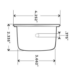 81420SSLGTB ITC MARINE UCHWYT NA NAPOJE HYDRA PODŚWIETLANY LED (OUTLET)