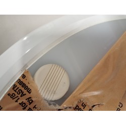 N1139-10PX-WHT BOMAR Luk okrągły biały ( OUTLET )