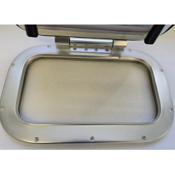 OKNO POKŁADOWE UCHYLNE Z DWIEMA KLAMKAMI 390x245MM (OUTLET)
