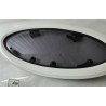 854621 MOONLIGHT BSI OKNO JACHTOWE Z SZYBĄ PRZYCIEMNIONĄ OWALNE BIAŁA RAMA 482x227mm (OUTLET)