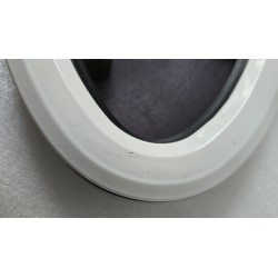 854621 MOONLIGHT BSI OKNO JACHTOWE Z SZYBĄ PRZYCIEMNIONĄ OWALNE BIAŁA RAMA 482x227mm (OUTLET)