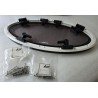 854621 MOONLIGHT BSI OKNO JACHTOWE Z SZYBĄ PRZYCIEMNIONĄ OWALNE BIAŁA RAMA 482x227mm (OUTLET)