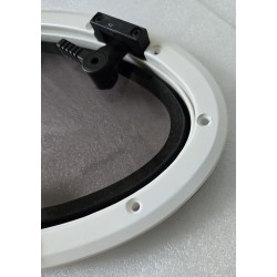 854621 MOONLIGHT BSI OKNO JACHTOWE Z SZYBĄ PRZYCIEMNIONĄ OWALNE BIAŁA RAMA 482x227mm (OUTLET)
