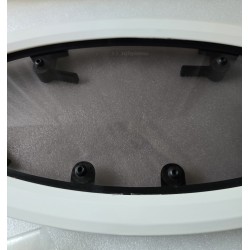 854621 MOONLIGHT BSI OKNO JACHTOWE Z SZYBĄ PRZYCIEMNIONĄ OWALNE BIAŁA RAMA 482x227mm (OUTLET)