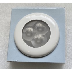 2JA 998 538-041 HELLA MARINE LAMPKA LED CZERWONE ŚWIATŁO BIAŁA RAMKA 12V 0.7W  ZESTAW 2 SZTUKI (OUTLET)
