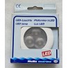 2JA 998 538-041 HELLA MARINE LAMPKA LED CZERWONE ŚWIATŁO BIAŁA RAMKA 12V 0.7W  ZESTAW 2 SZTUKI (OUTLET)