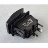 05808 ERLANDSONS BRYGGA WYŁĄCZNIK KOŁYSKOWY ON-OFF Z PODŚWIETLENIEM LED 12V 16A CZARNY (OUTLET)