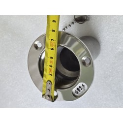 ROCA SZYJKA WLEWU DO WĘŻA Ø36-38MM 100x82MM WYKONANA Z POLEROWANEJ STALI AISI316