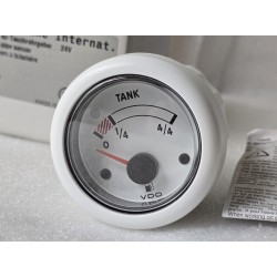 N02222702 VDO OCEAN LINE Oryginalny wskaźnik poziomu paliwa Ø52 mm 24V IP65 (OUTLET)
