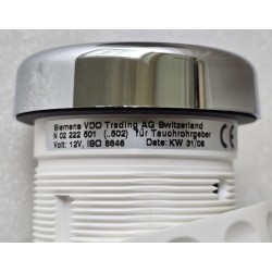 N02222502 VDO OCEAN LINE WSKAŹNIK POZIoMU PALIWA  RAMKA CHROM 12V N02222501 SIEMENS (OUTLET)