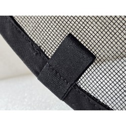 MOSKITIERA OKRĄGŁA  ⌀43CM CZARNA DO BULAJÓW JACHTOWYCH (OUTLET)