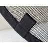 MOSKITIERA OKRĄGŁA  ⌀43CM CZARNA DO BULAJÓW JACHTOWYCH (OUTLET)