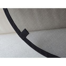 MOSKITIERA OKRĄGŁA  ⌀43CM CZARNA DO BULAJÓW JACHTOWYCH (OUTLET)