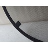 MOSKITIERA OKRĄGŁA  ⌀43CM CZARNA DO BULAJÓW JACHTOWYCH (OUTLET)