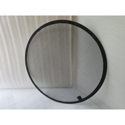 MOSKITIERA OKRĄGŁA  ⌀43CM CZARNA DO BULAJÓW JACHTOWYCH (OUTLET)