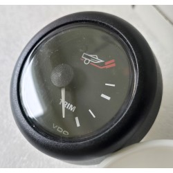 N01211022 VDO OCEAN LINE WSKAŹNIK POŁOŻENIA TRYMU CZARNY 12V Ø52MM (OUTLET)