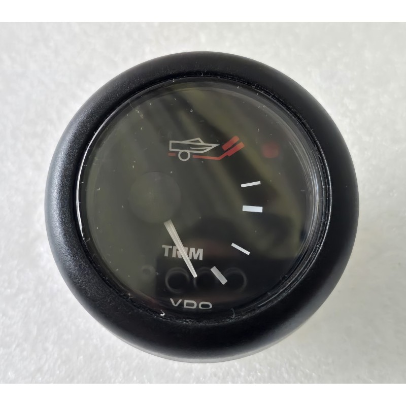 N01211022 VDO OCEAN LINE WSKAŹNIK POŁOŻENIA TRYMU CZARNY 12V Ø52MM (OUTLET)