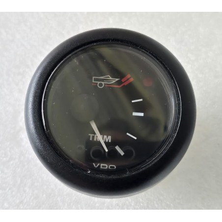 N01211022 VDO OCEAN LINE WSKAŹNIK POŁOŻENIA TRYMU CZARNY 12V Ø52MM (OUTLET)