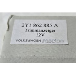 N01211022 VDO OCEAN LINE WSKAŹNIK POŁOŻENIA TRYMU CZARNY 12V Ø52MM (OUTLET)