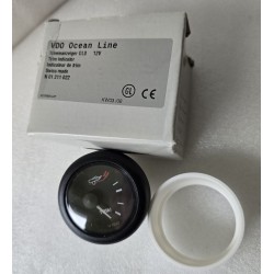 N01211022 VDO OCEAN LINE WSKAŹNIK POŁOŻENIA TRYMU CZARNY 12V Ø52MM (OUTLET)