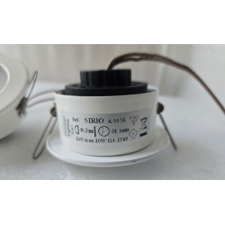SIRIO 80 CANTALUPI LIGHTING 24V 20W G4 IP65 BIAŁY A-08M 2 SZTUKI (OUTLET)