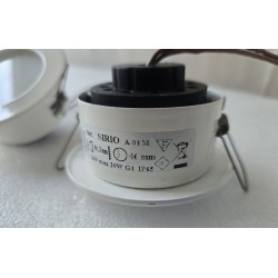 SIRIO 80 CANTALUPI LIGHTING 24V 20W G4 IP65 BIAŁY A-08M 2 SZTUKI (OUTLET)