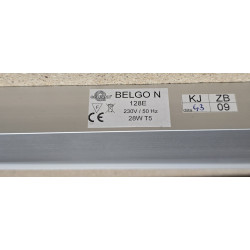 BELGO N 128E GOLLAND ALUMINIOWA OPRAWA ŚWIETLÓWKOWA T5 28W 230V 50HZ ZESTAW 10 SZTUK (OPRAWA i STATECZNIK)