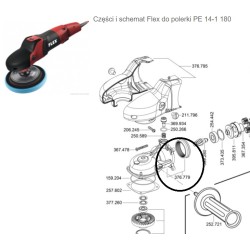 376.779 FLEX Korpus przekładni  do polerki  PE14-1-k