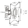 LCD-UCH0041 CABLETECH wymiary