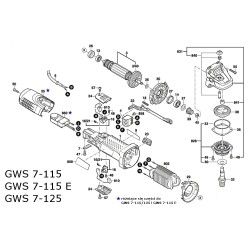 1619P05210 Bosch wirnik szlifierki kątowej