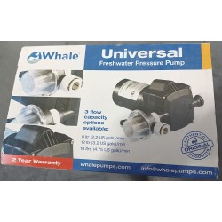 UF1225 WHALE POMPA DO TOALETY 12L 24V 45PSI 3BAR