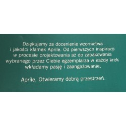 STELLA Q APRILE Klamka i rozetka WC polerowany chrom ZESTAW